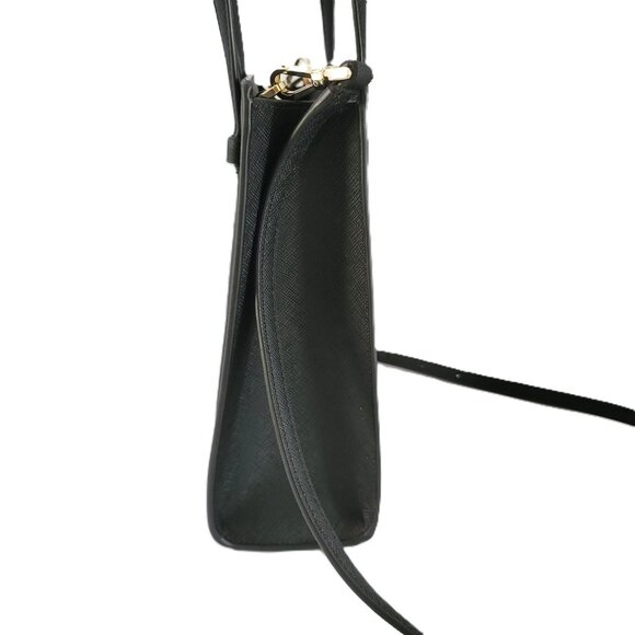 Kate Spade KI926 Kenzie Limited Saffiano PVC Small Tote Crossbody Handbag Black - Picture 3 of 7